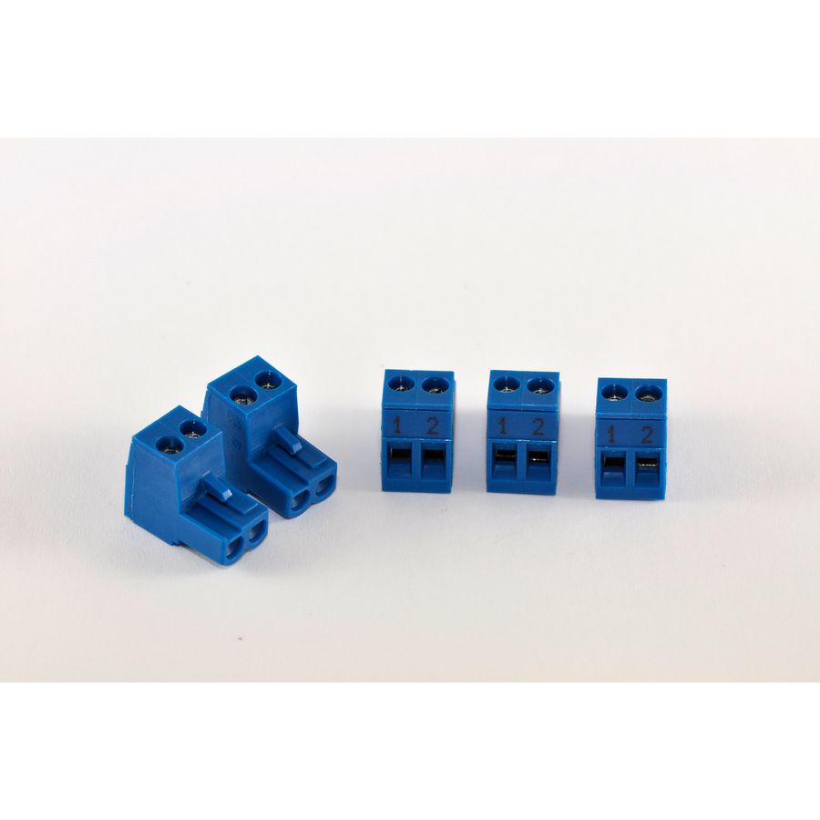 Afsluitklem 2-polig blauw 87444040890