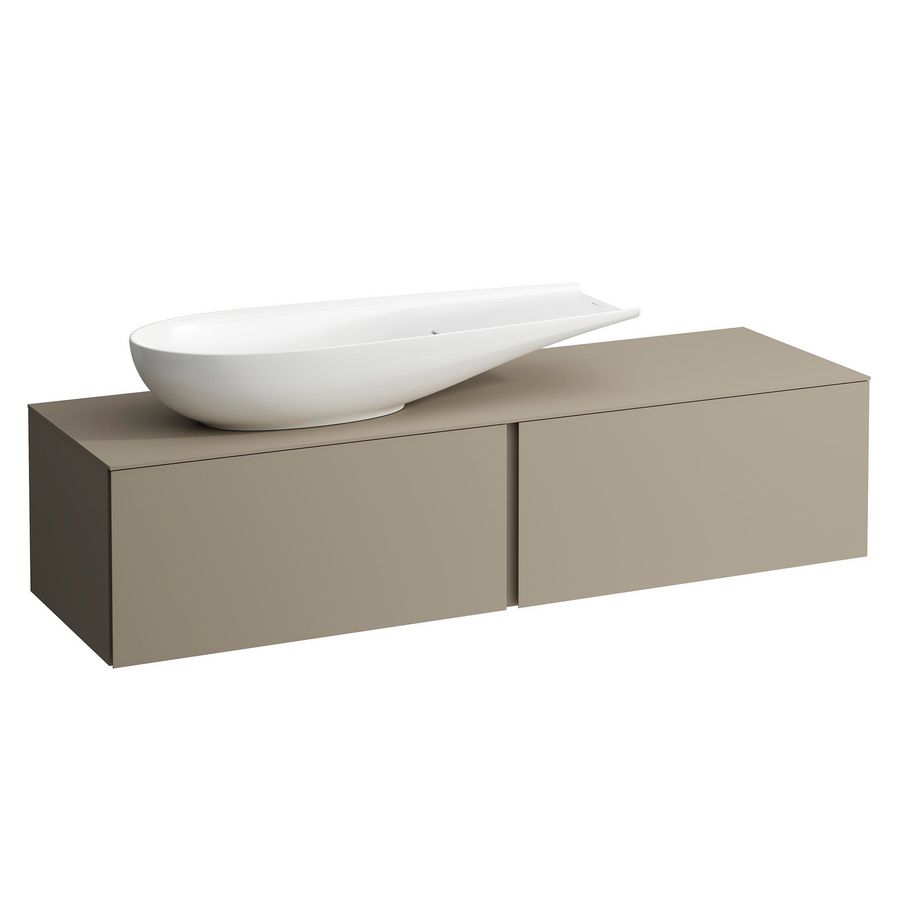 Onderbouwkast 1600X500 2x la cutout L Pearl Beige H4303420972701