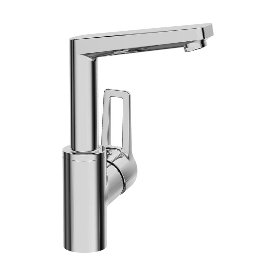 Twist 1-gats wastafelmengkraan DN15 chr uitloop130mm zonder waste