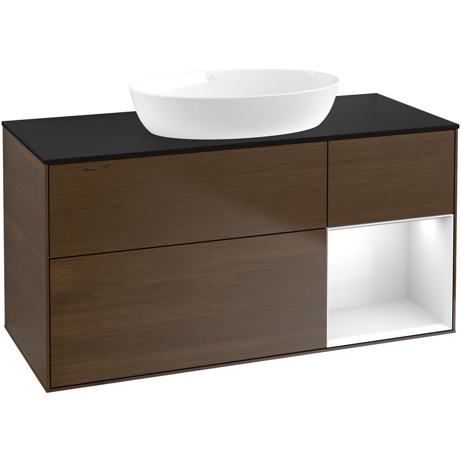 Wastafelonderkast Finion 1200x603x501mm W.Veneer FA72GFGN