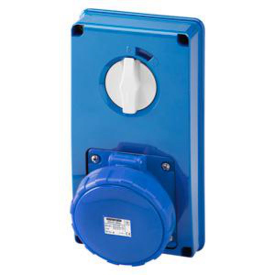 VERTICAAL BEVESTIGDE VERGRENDELDE CONTACTDOOS-ZONDER BODEM