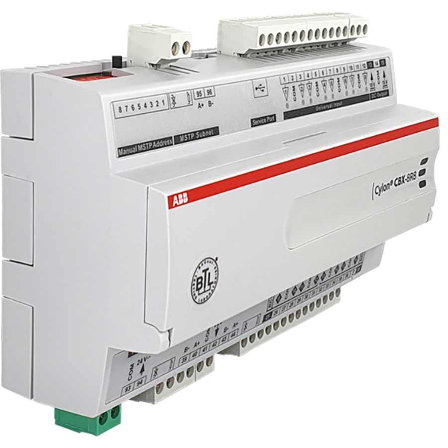 BACnet gebouwbeheer CBX-8R8 B-AAC: 16 I/O+4 Modbus