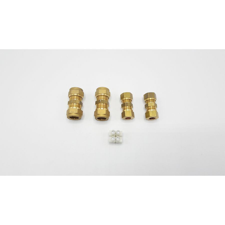 Set fittingen D12-D8 met connector