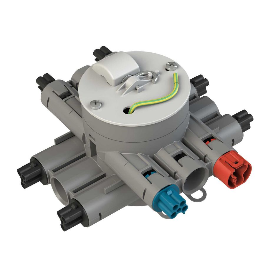 Stekerbare centraaldoos CW75-DE6