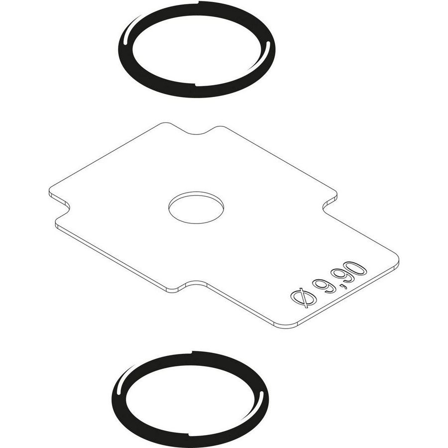 Gassmoorklep VR4615 D=9,90 mm