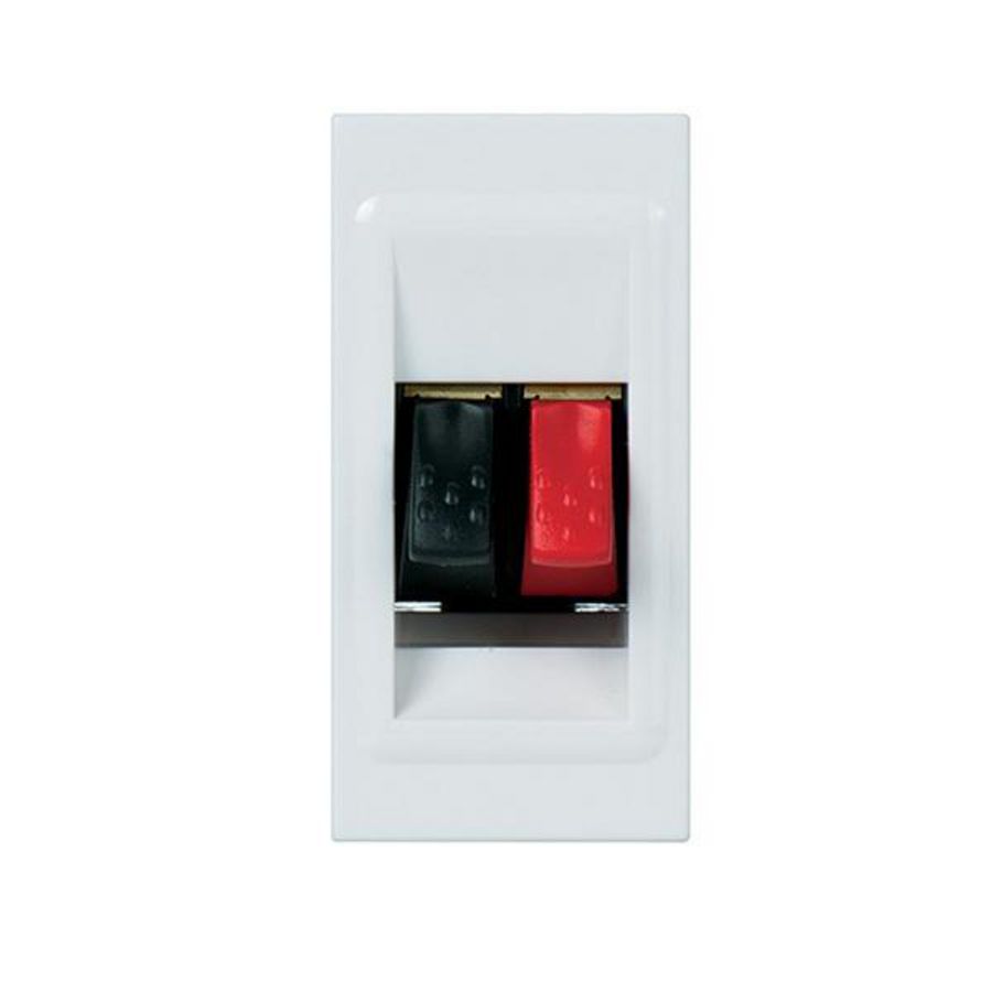 Luidsprekeraansluiting wit 1 module Mosaic VVE=10