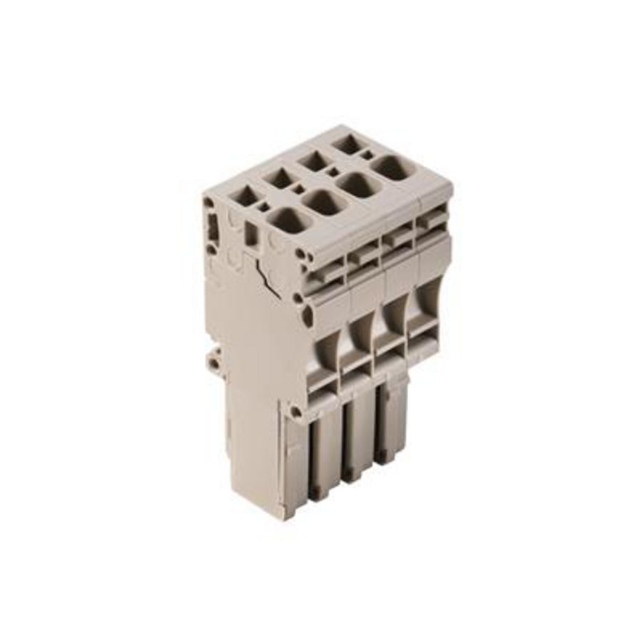Plug (terminal) d.beige 4mm² 32A 80 1855010000 VVE=25