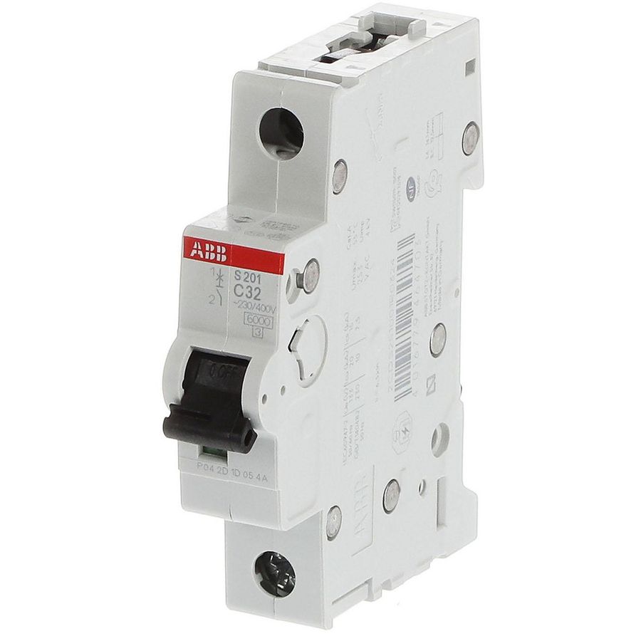 Installatieautomaat 6kA 1-polig C-karakteristiek 32A
