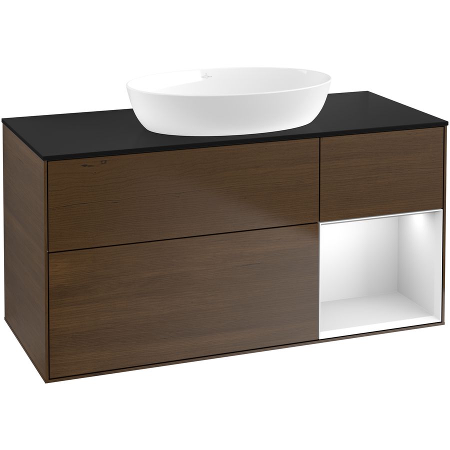 Wastafelonderkast Finion 1200x603x501mm W.Veneer FA72MTGN