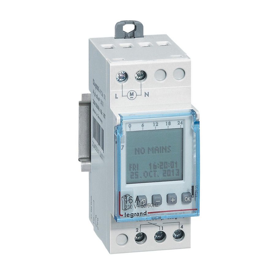 Tijdschakelklok AlphaRex D21 week/dag programma 230V