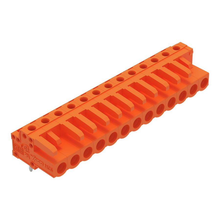 THT FE steker HA raster 5,08mm oranje 232-273 VVE=25