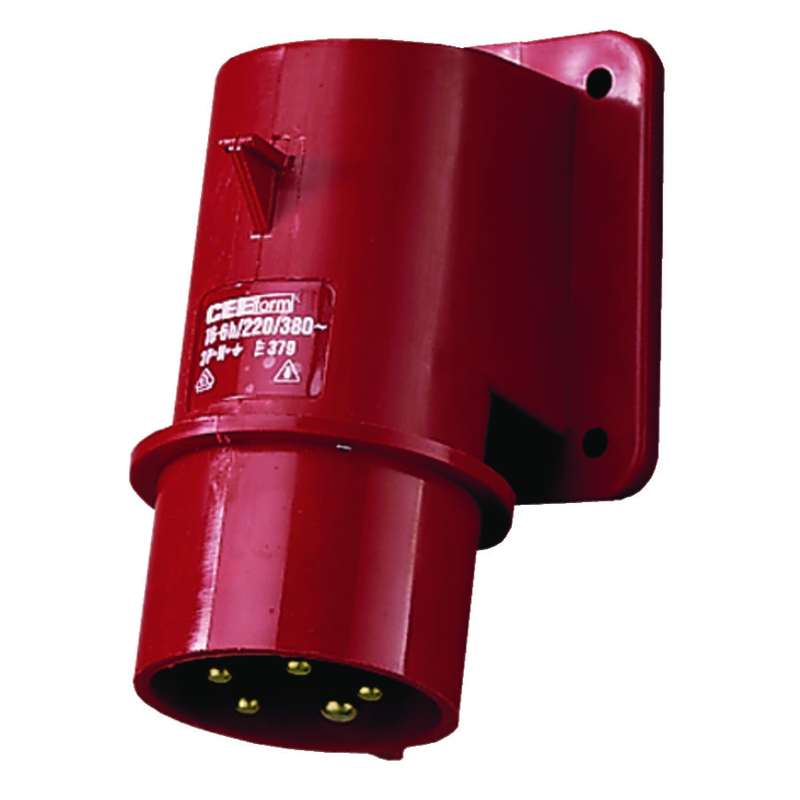 Toestelcontactstop 16A 5-polig  6H 400V IP44