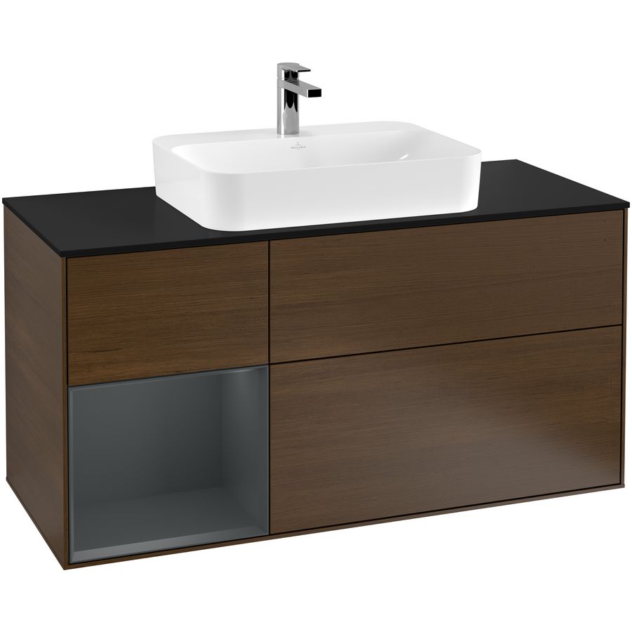 Wastafelonderkast Finion 1200x603x501mm W.Veneer G412HGGN