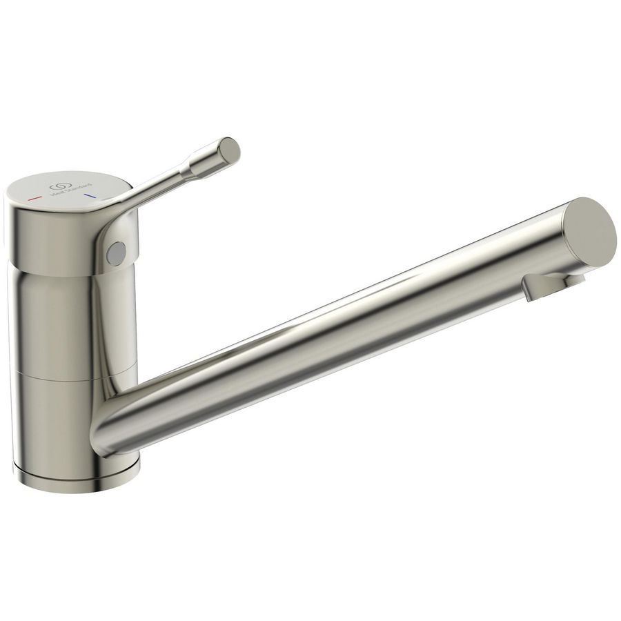 Keukenmengkraan laag Bluestart silver storm (rvs-look) Ceralook