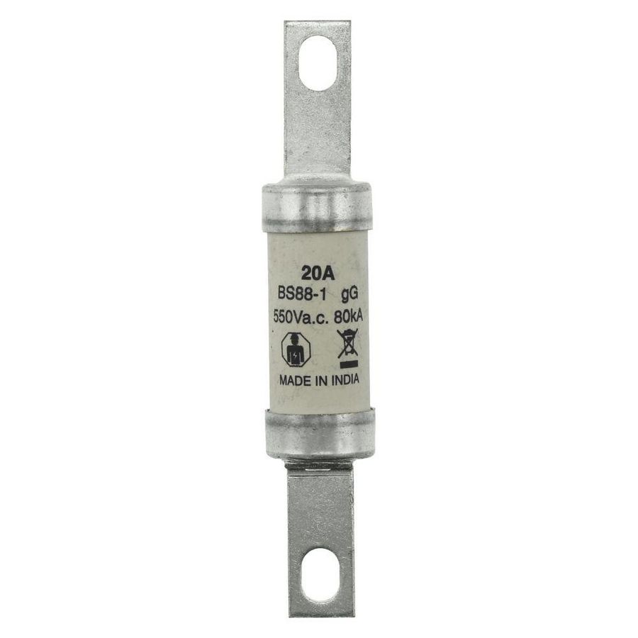 Zekering laagspanning 20A AC 550V 21x114mm gL/gG BS VVE=20