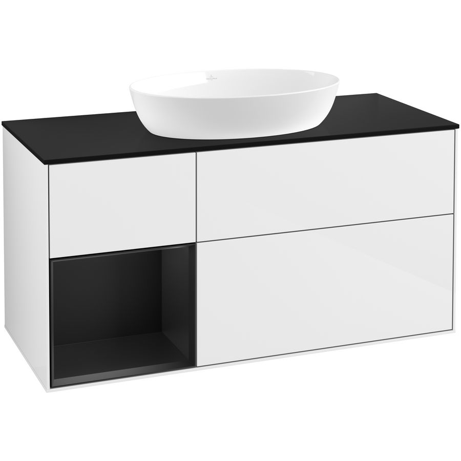 Wastafelonderkast Finion 1200x603x501mm G.White.L FA62PDGF