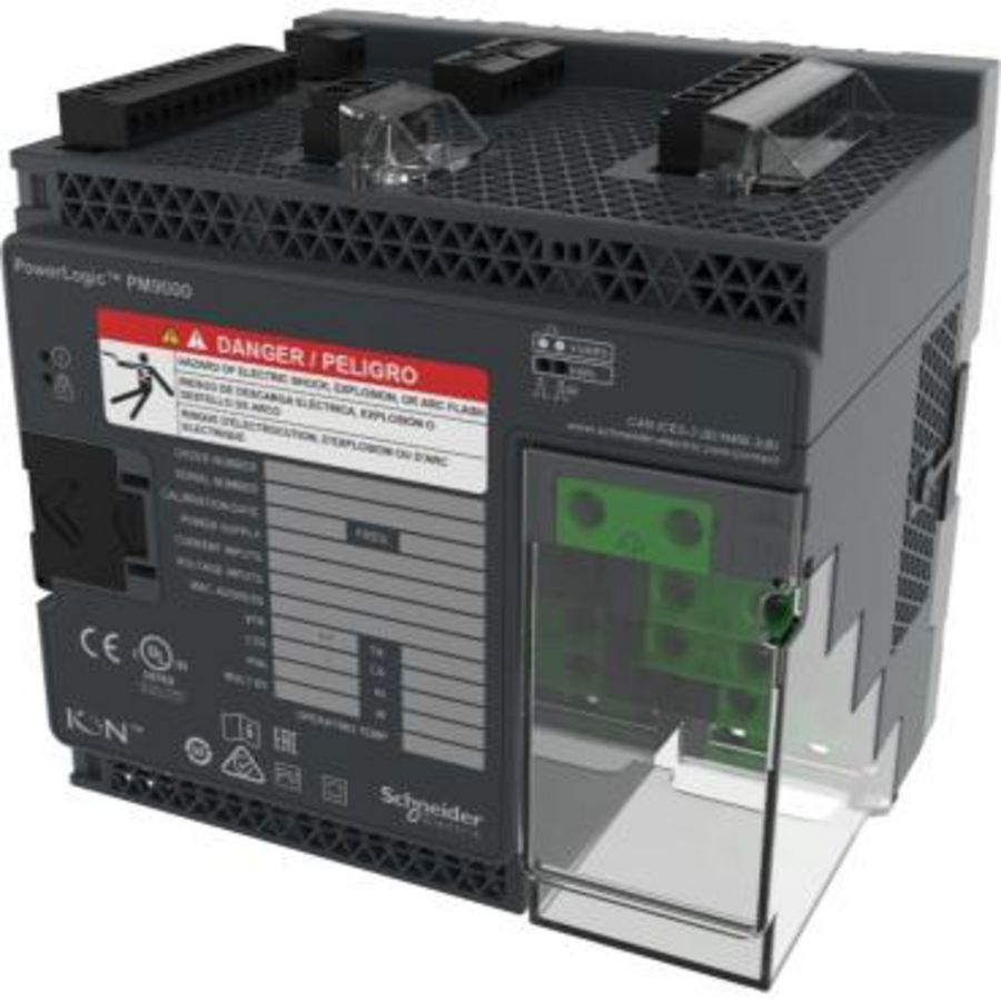 ION9000 meter LVDC DIN mount Low Voltage input current