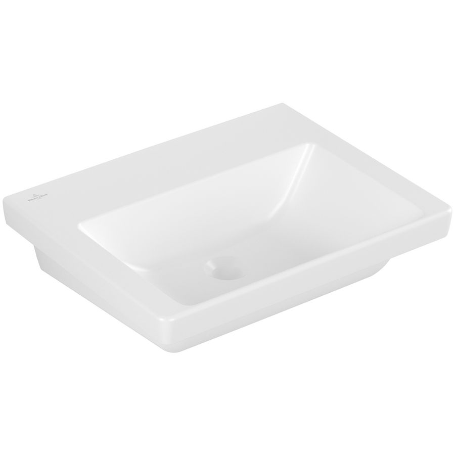 Wastafel Subway 3.0 550x440mm Stone White Cer.Plus 4A7058RW