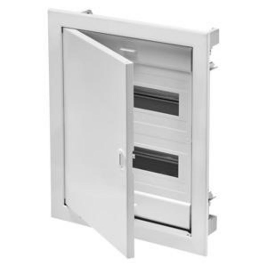 KAST METSELWERKMUREN 24 MODULE BLANCO DEUR METALEN FRAME