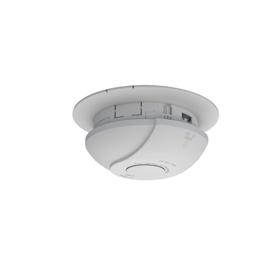 Set van Optische rookmelder 230V+relaisvoet 24V DC failsafe