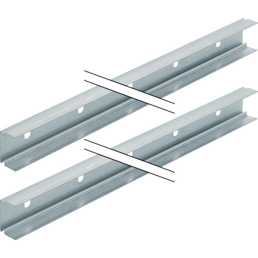 Set a 2st. Duofix systeemprofielen verzinkt 34x50mm L=3mtr.
