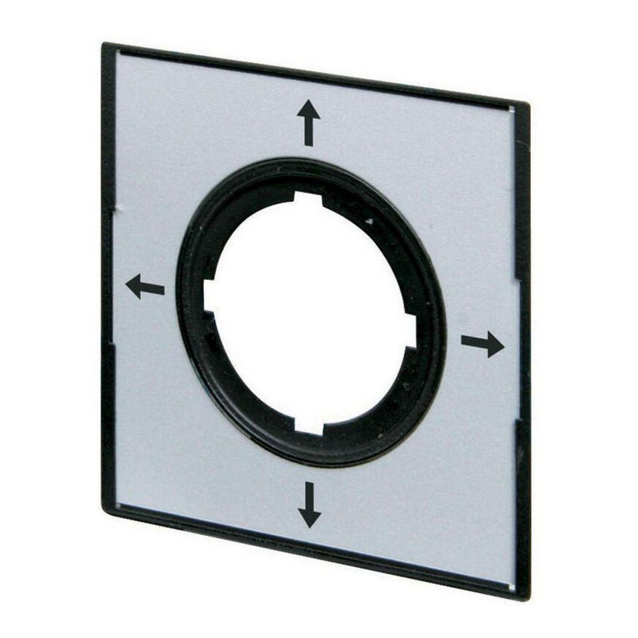 Schild voor 4-standenschakelaar blanco M22-XCK1 VVE=10