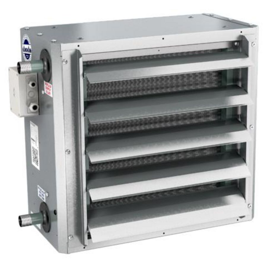 Luchtverhitter Indirect gestookt TIP 38,8kW grootte 5 640x600mm incl. EC-ventilator