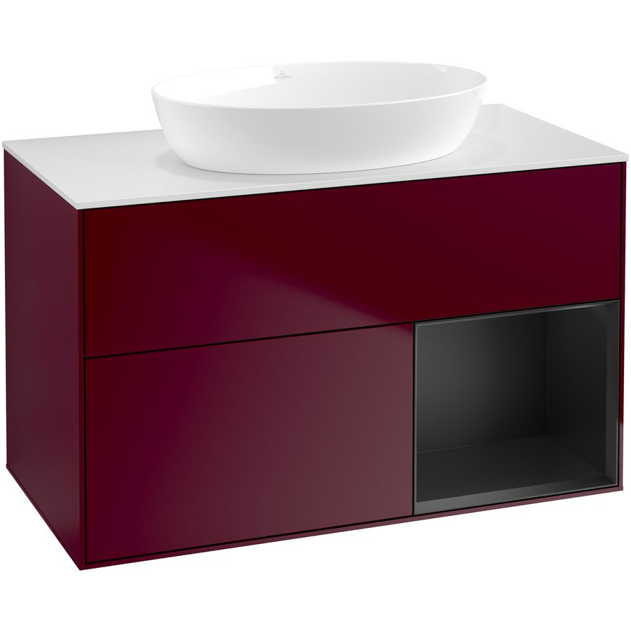 Wastafelonderkast Finion 1000x603x501mm Peony Matt Lacquer FA21PDHB