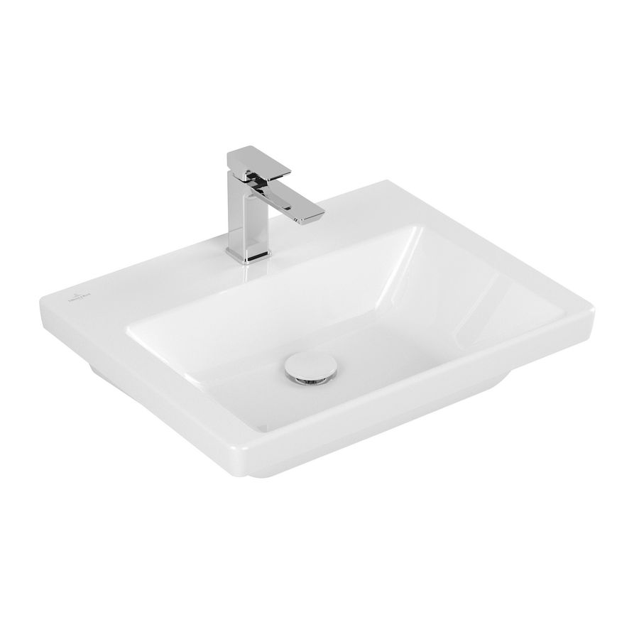 Meubelwtafel Subway3.0 600x470mm Wit Alpin Cer.Plus 4A7061R1