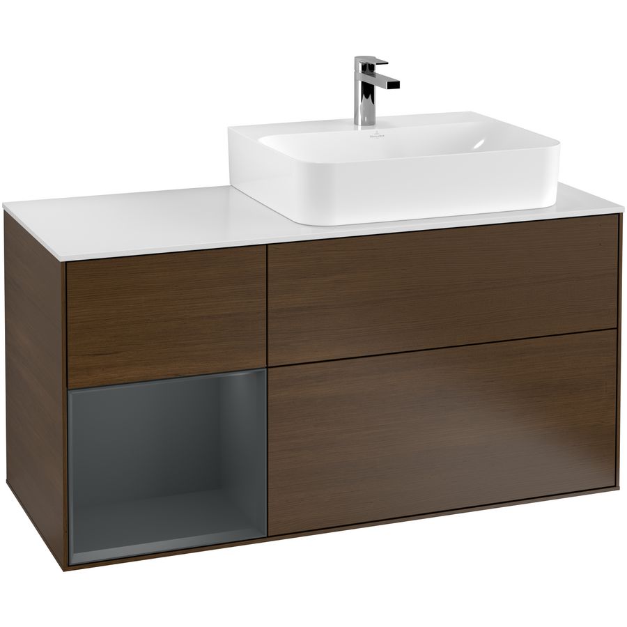 Wastafelonderkast Finion 1200x603x501mm W.Veneer G141HGGN