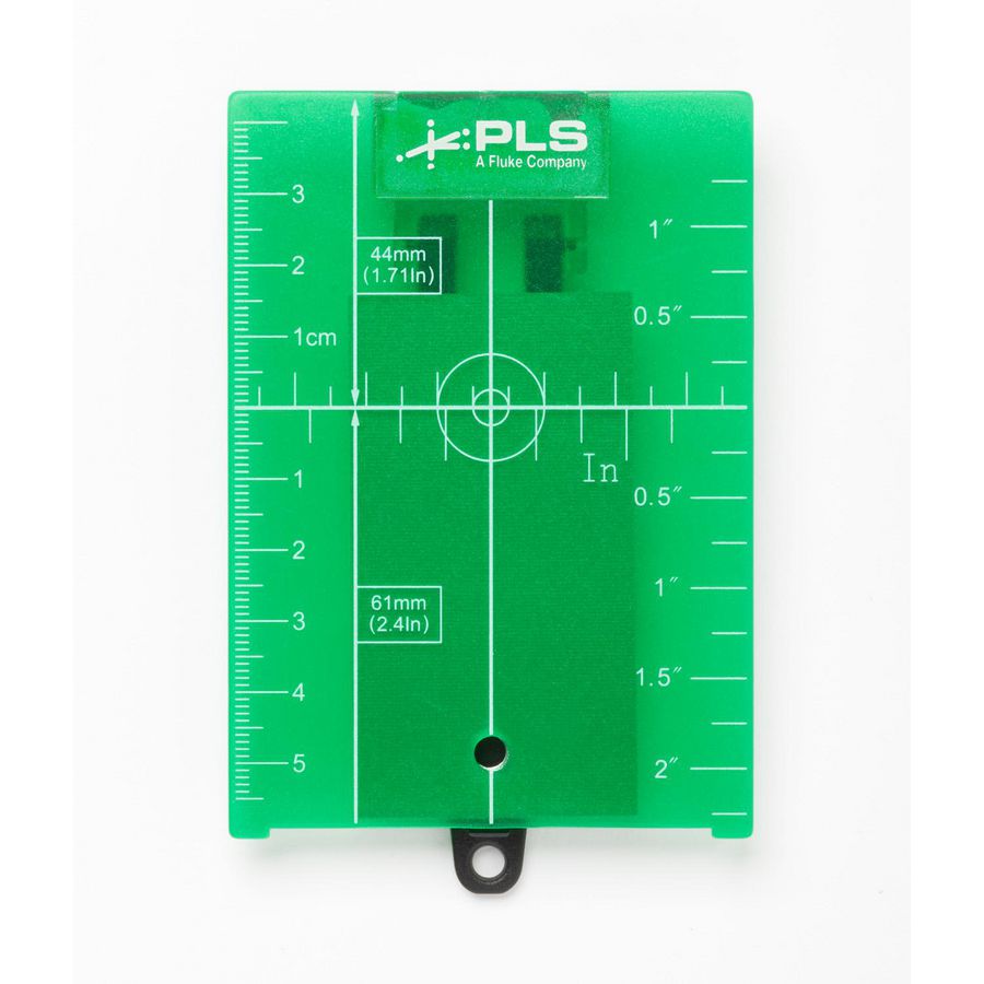 Magnetisch reflecterend doel voor groene lijnen