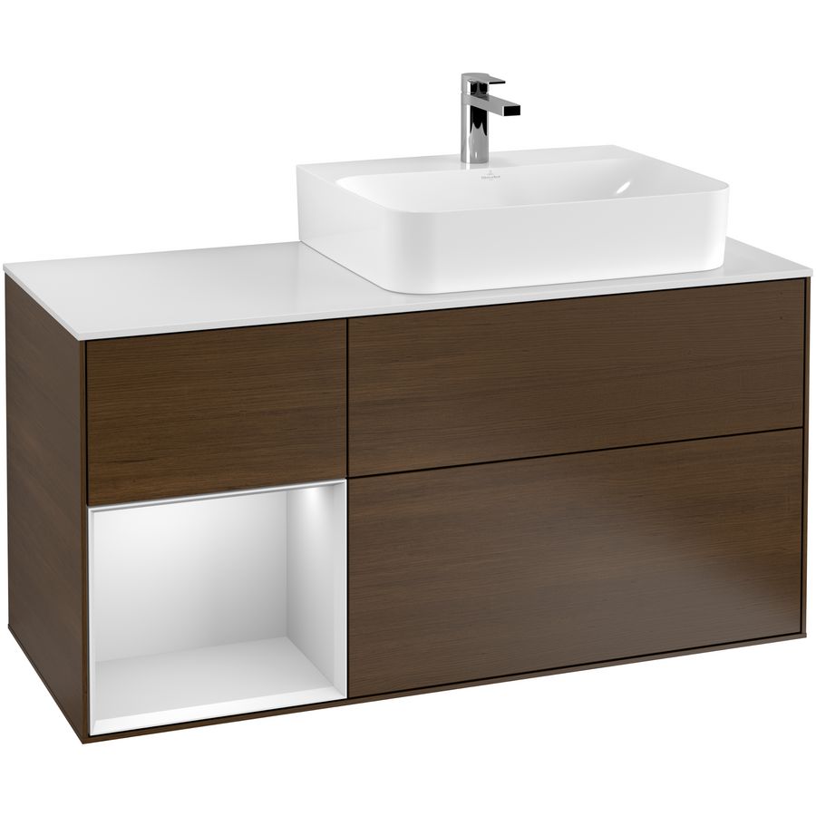 Wastafelonderkast Finion 1200x603x501mm W.Veneer G141MTGN