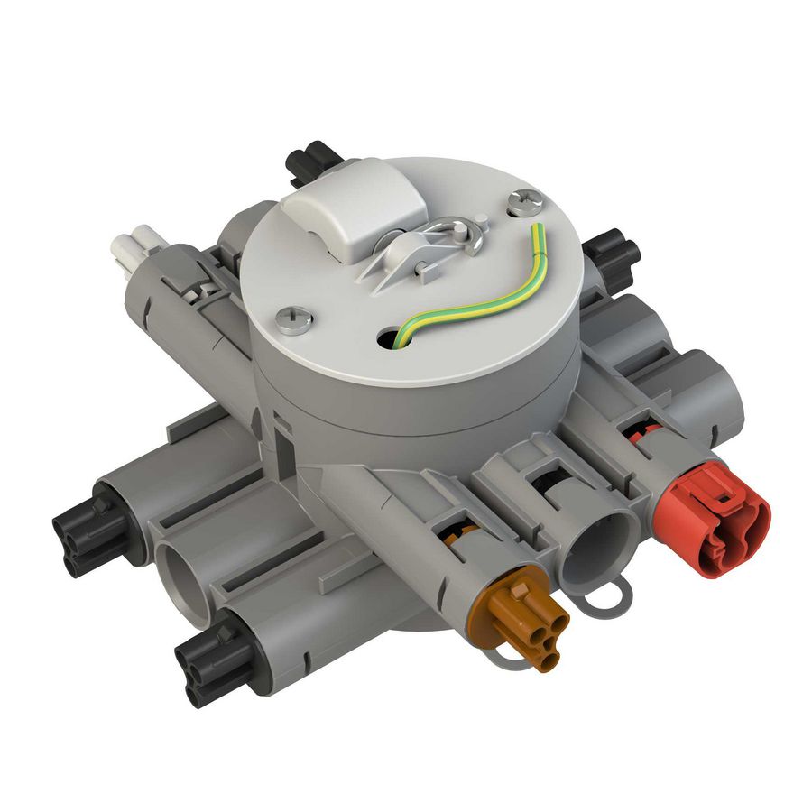 Stekerbare centraaldoos CW75-S4