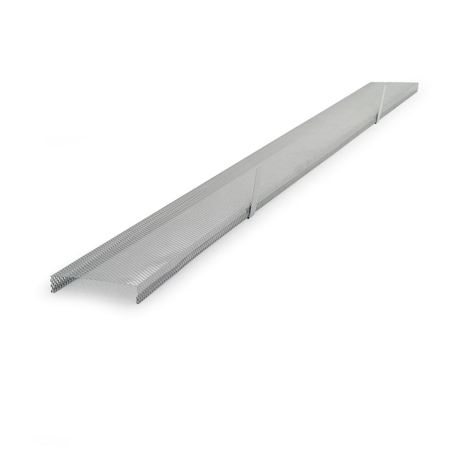 Set a 2 lengte's zinken HWA gootbladvanger M30 (totaal 4mtr.) VVE=2