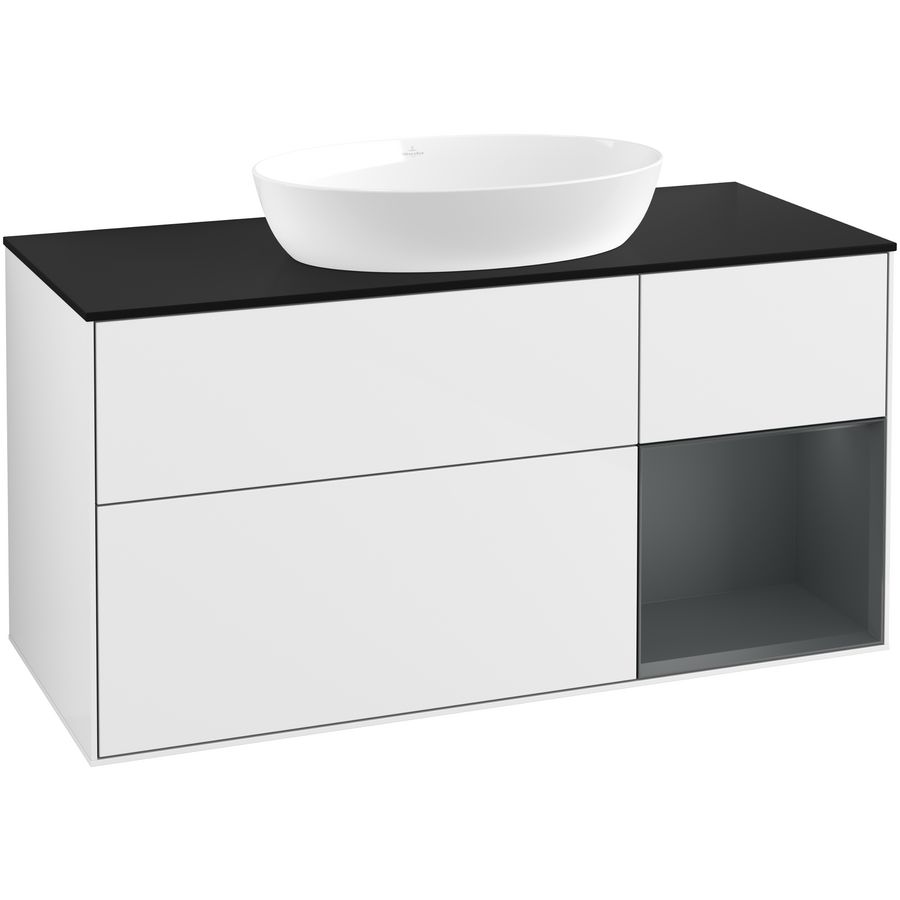 Wastafelonderkast Finion 1200x603x501mm G.White.L FA72HGGF