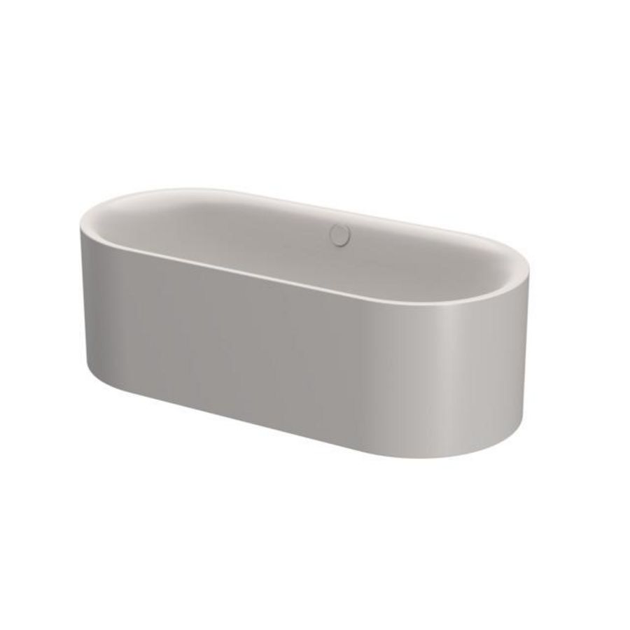 Bad BetteLux Oval Silhouette 1800×800mm Silver