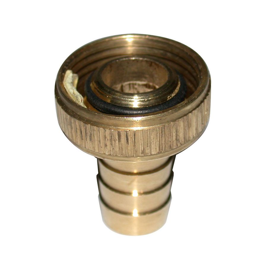 Slangkoppeling half 1/2"x1/2" getande moer ms blank VVE=10
