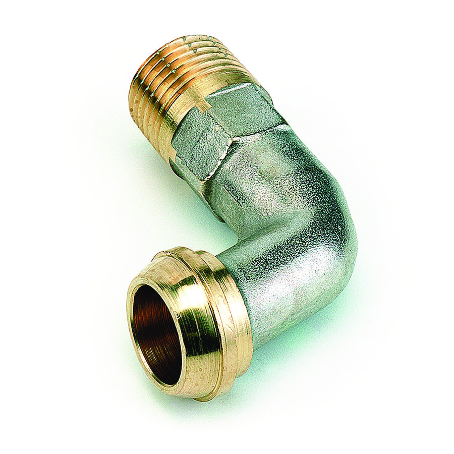 Bocht 90° 1/2" vernikkeld 597G