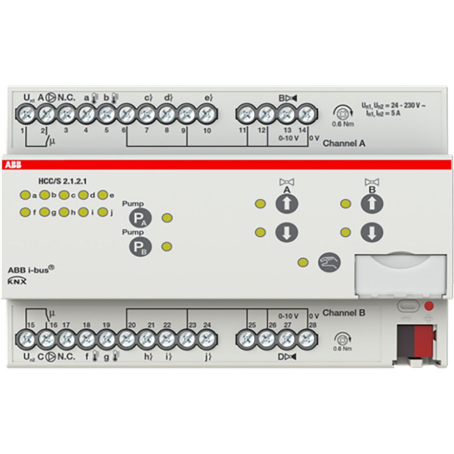 Heating/Cooling Circuit contr climaEco KNX 0-10V 2-voud hand (HCC/S2.1.2.1)