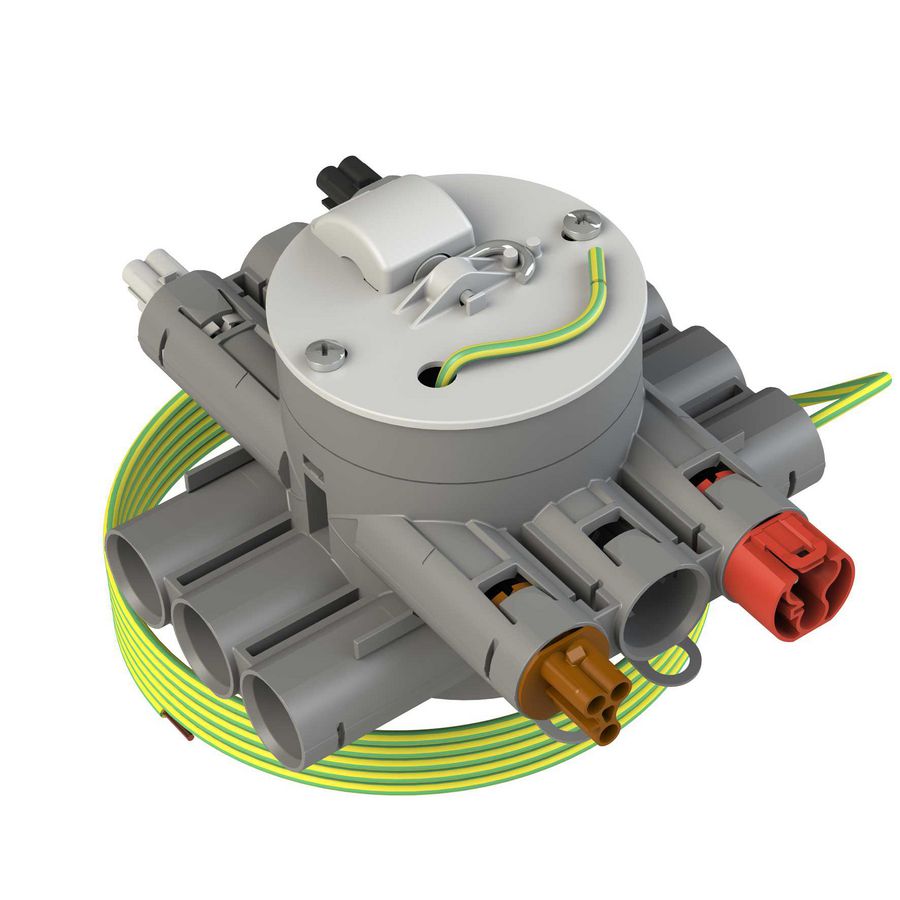 Stekerbare centraaldoos CW75-SA1