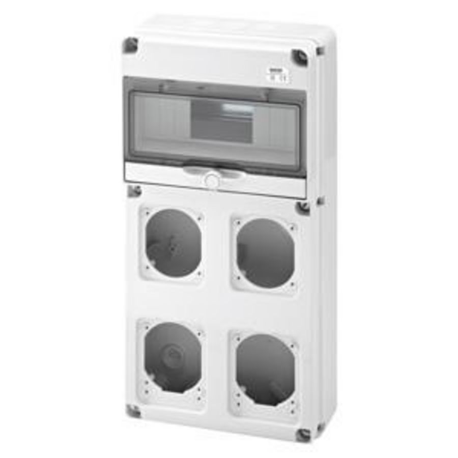 Q-DIN 10 MODULE-2 FLENZEN IEC 16 A + 2 FLENZEN IEC 16/32 A