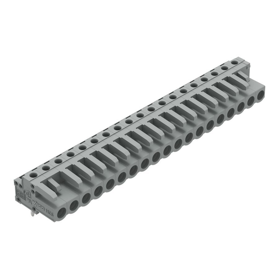 THT FE steker HA raster 5mm grijs 232-249 VVE=10