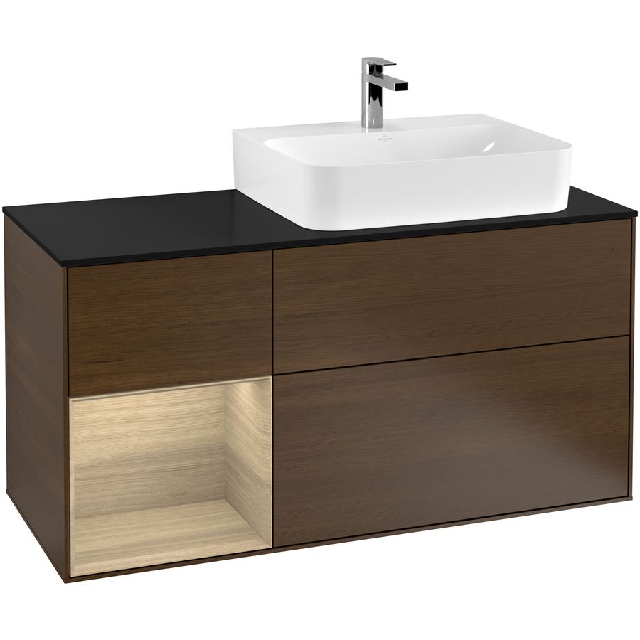 Wastafelonderkast Finion 1200x603x501mm W.Veneer G142PCGN