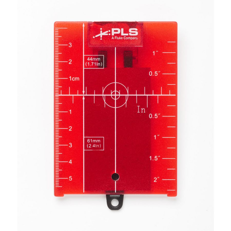 Magnetisch reflecterend doel voor rode lijnen
