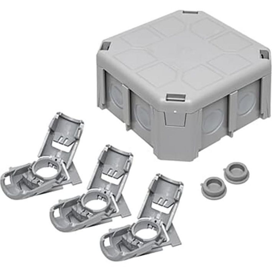 Universele kabeldoos IP65 8 zij-invoeren 2 achterinv.