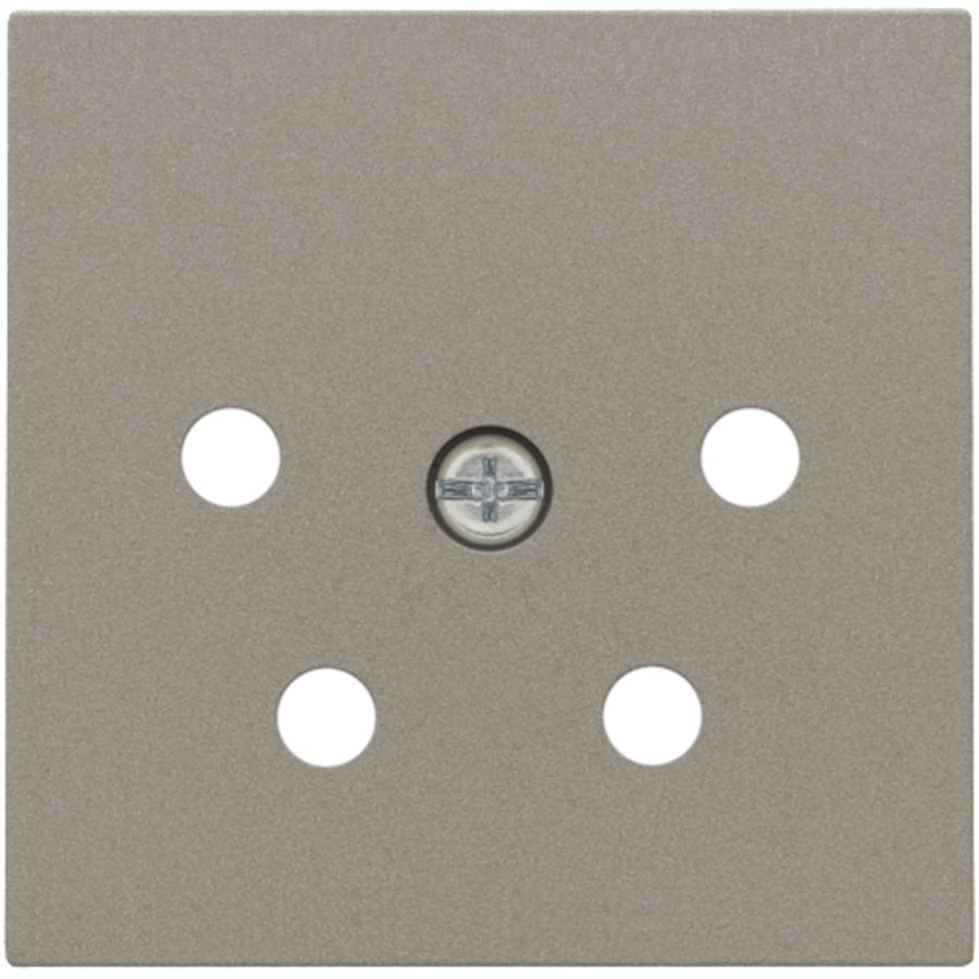 Afwerkingsset 4-polig inbouwcontactdoos PTT bronze