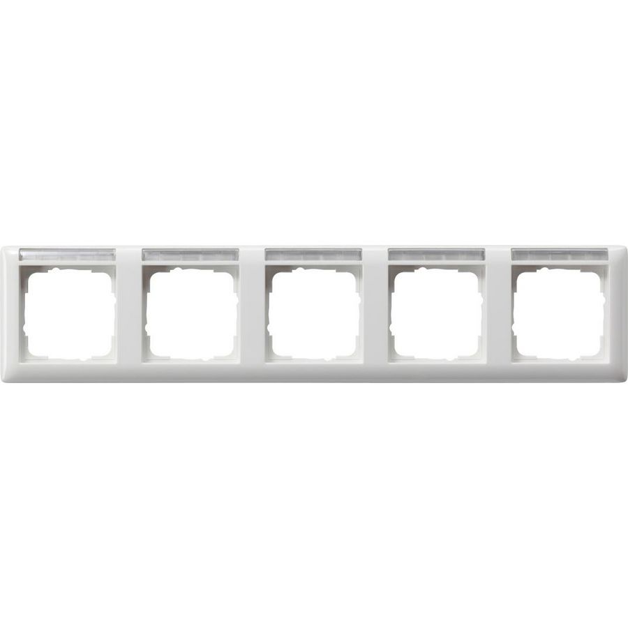 Afdekraam 5-voudig horizontaal TK System 55 zuiver wit