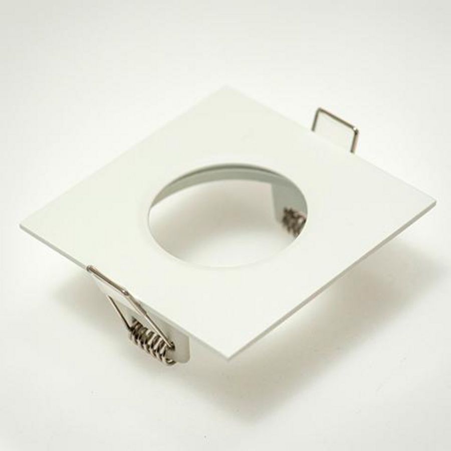 Downlight ring vierkant 82(72)mm puur wit vast 42180139