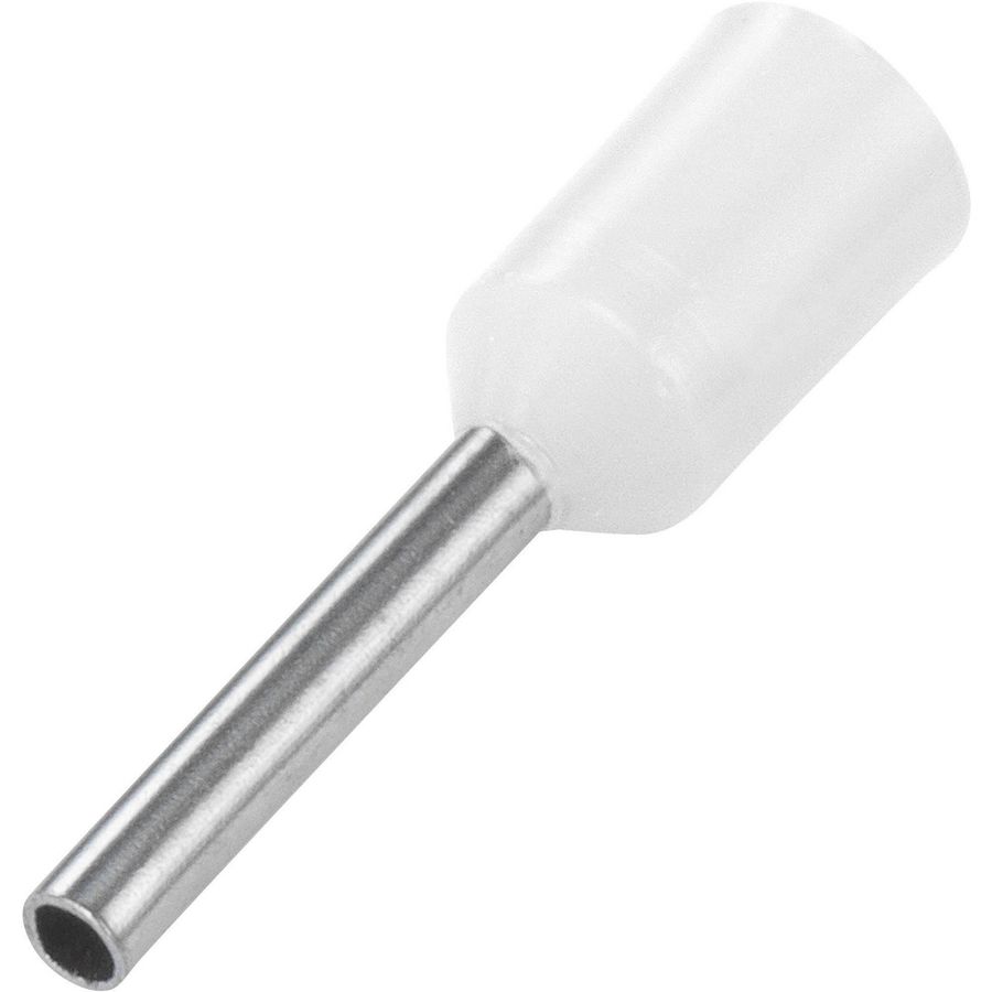 Zak a 100st. Adereindhuls enkel wit 0,5mm²/10