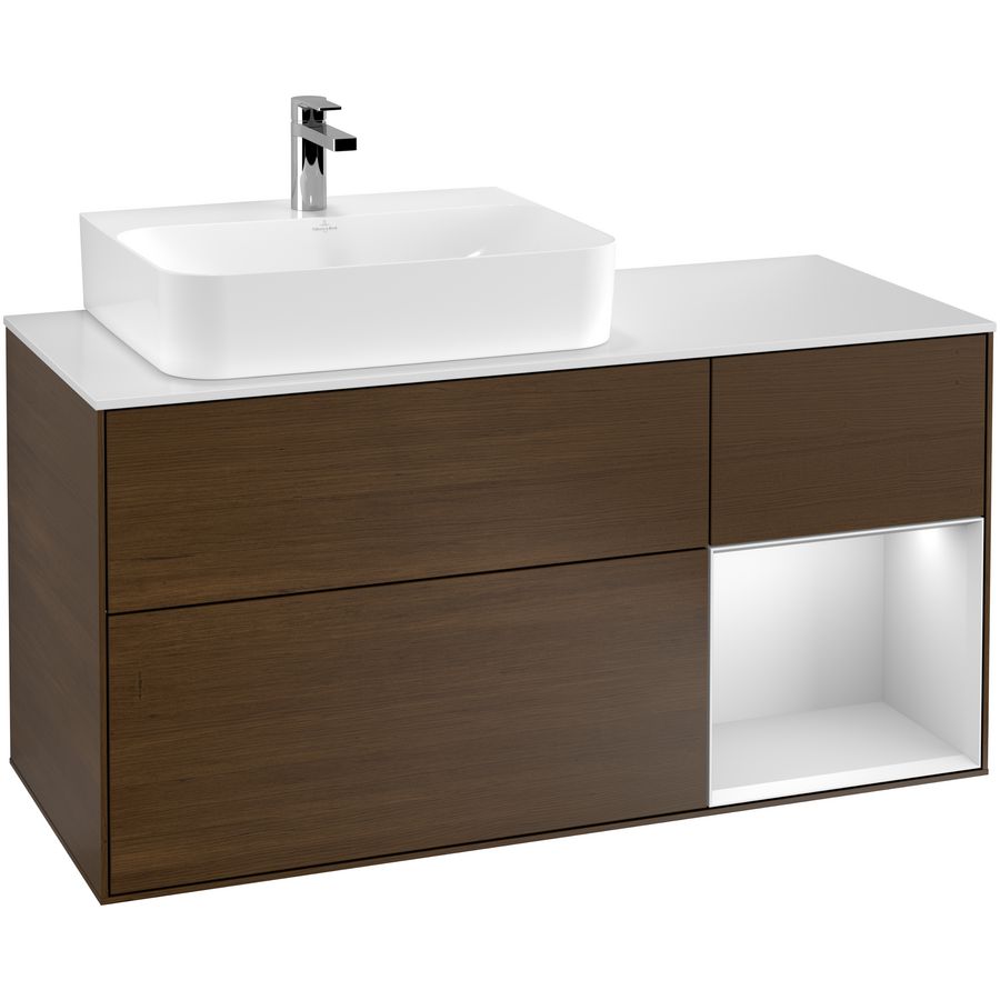 Wastafelonderkast Finion 1200x603x501mm W.Veneer G151MTGN